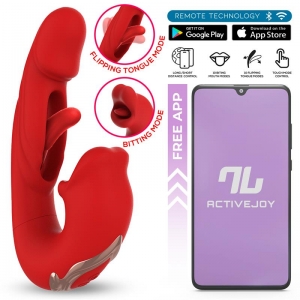 Mouty Vibrador con Mordisqueo y Flipping con App