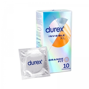 Durex invisible XL 10 uds.