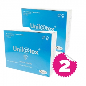 2 cajas Unilatex natural 288 unidades