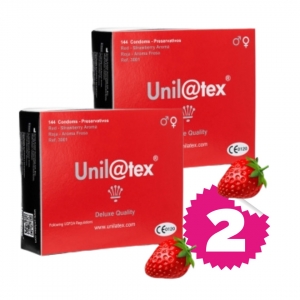 2 cajas Unilatex fresa 288 unidades